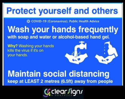 COVID 19 - Protect yourself and others - Poster Graphic (1)